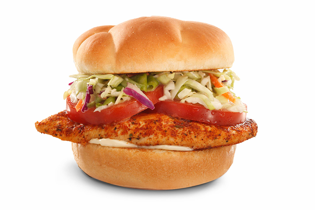 Order Blackened Chicken Sandwich food online from Back Yard Burgers store, Little Rock on bringmethat.com