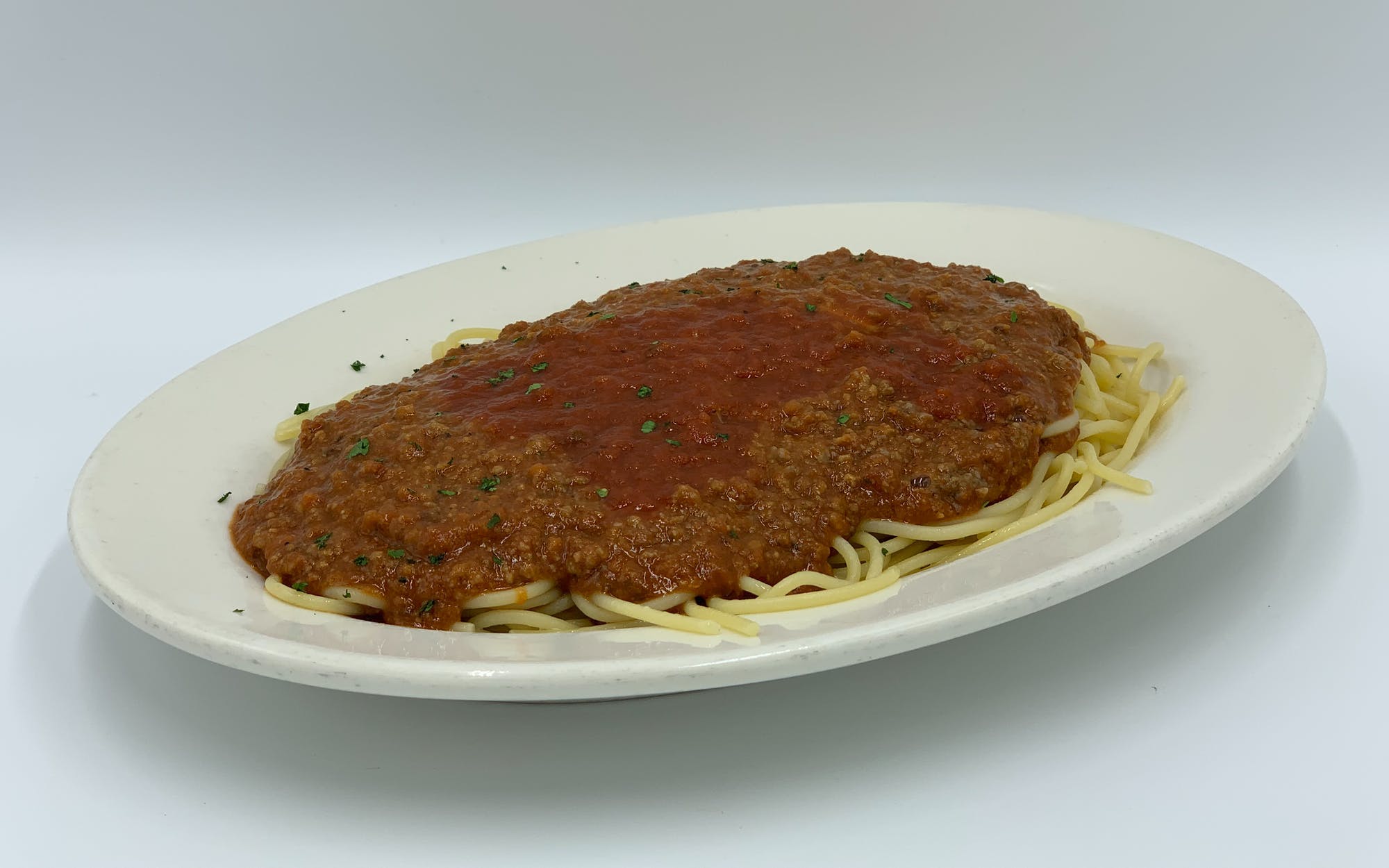 Order Pasta with Meat Sauce - Pasta food online from Mario Pizza store, Westbury on bringmethat.com
