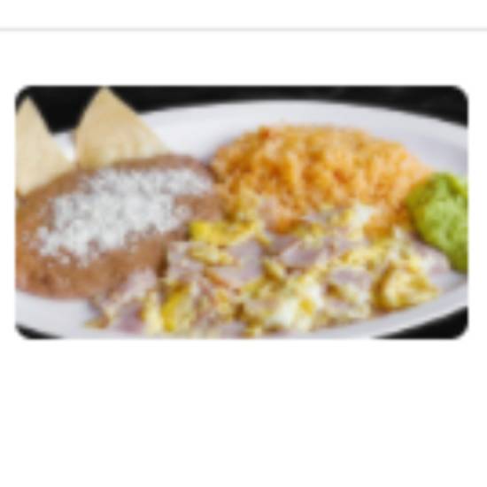 Order Huevos con Jamon food online from Taqueria Guadalajara store, Anaheim on bringmethat.com