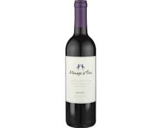 Order Ménage à Trois Malbec 750 ml food online from Pacific Liquor Market store, Bell Gardens on bringmethat.com