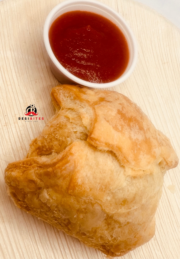 Order Egg Puff (1 Pc) food online from India Bazaar store, Minneapolis on bringmethat.com