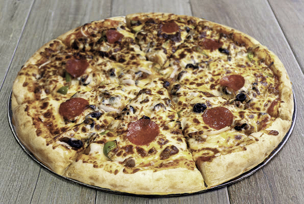 Order Supreme Pizza food online from The Depot Express store, Montezuma on bringmethat.com