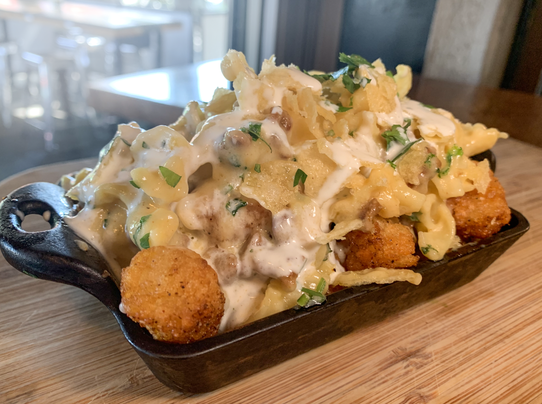 Order Truffle Mac & Cheese Tots food online from Burger Academy store, San Jose on bringmethat.com