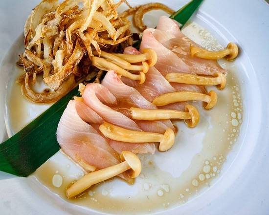 Order Yellowtail Carpaccio food online from Seabutter store, Beverly Hills on bringmethat.com