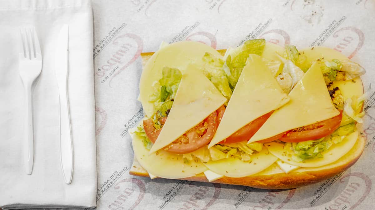 Order Mixed Cheese Hoagie food online from Campo's Philly Cheesesteaks store, Philadelphia on bringmethat.com