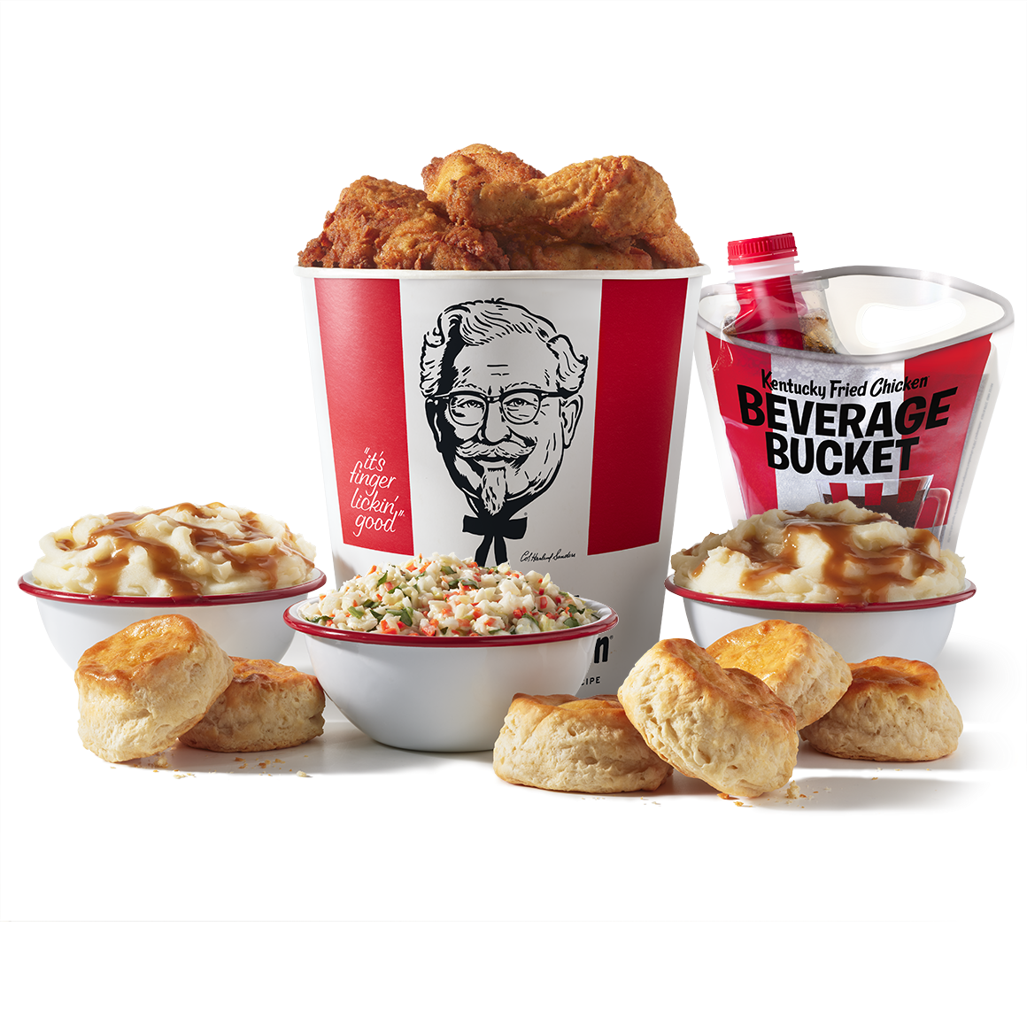 Order FREE Beverage Bucket - 12pc Meal food online from Kfc store, Paris on bringmethat.com