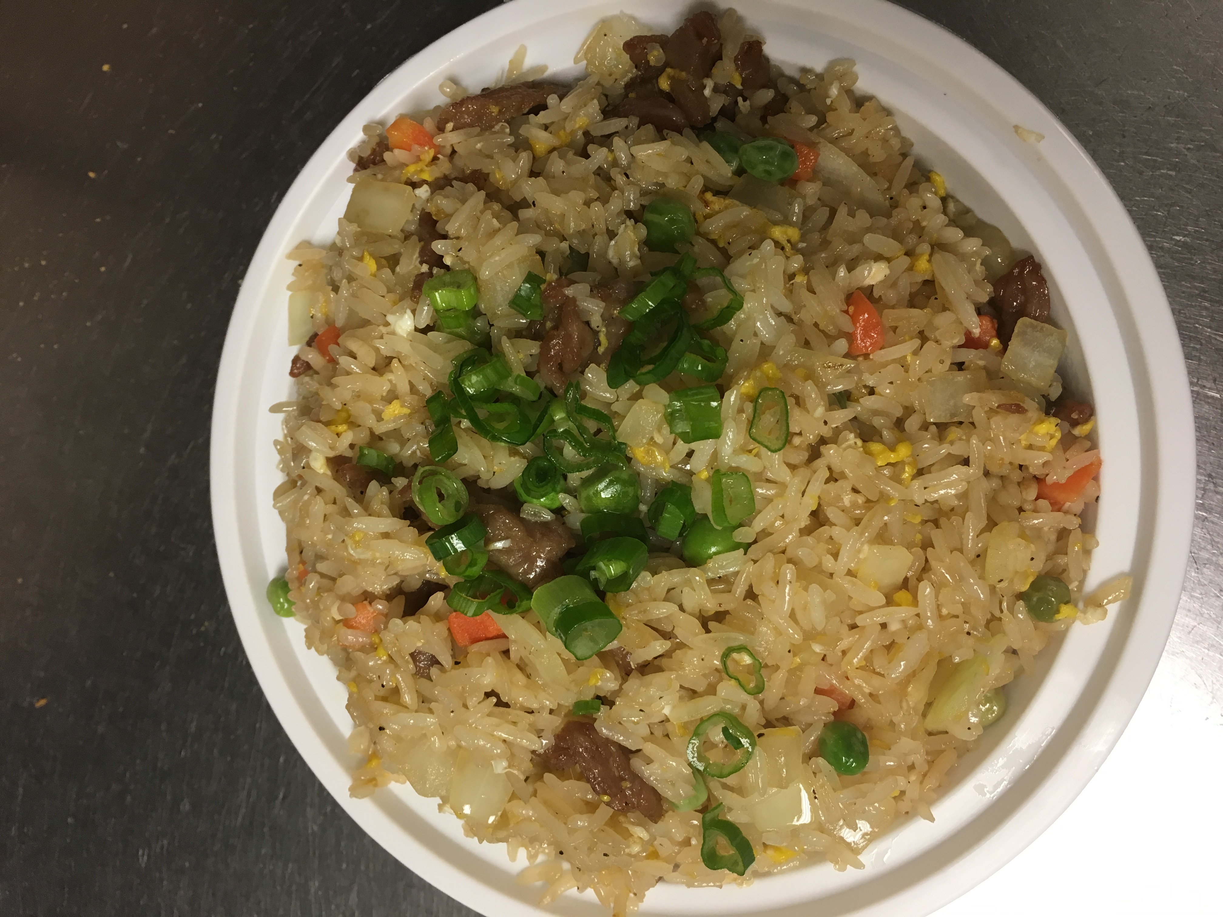 Order J40. Hibachi Beef Fried Rice food online from Asian Palace store, Syracuse on bringmethat.com