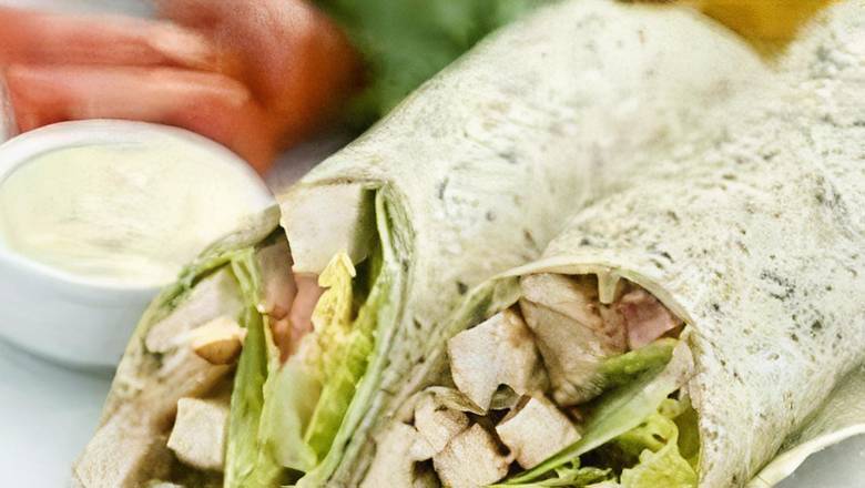 Order Caesar Wrap food online from Pizza Express store, Chester on bringmethat.com