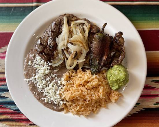 Order Carne Asada food online from Fiesta Mexican Restaurant store, Jackson on bringmethat.com