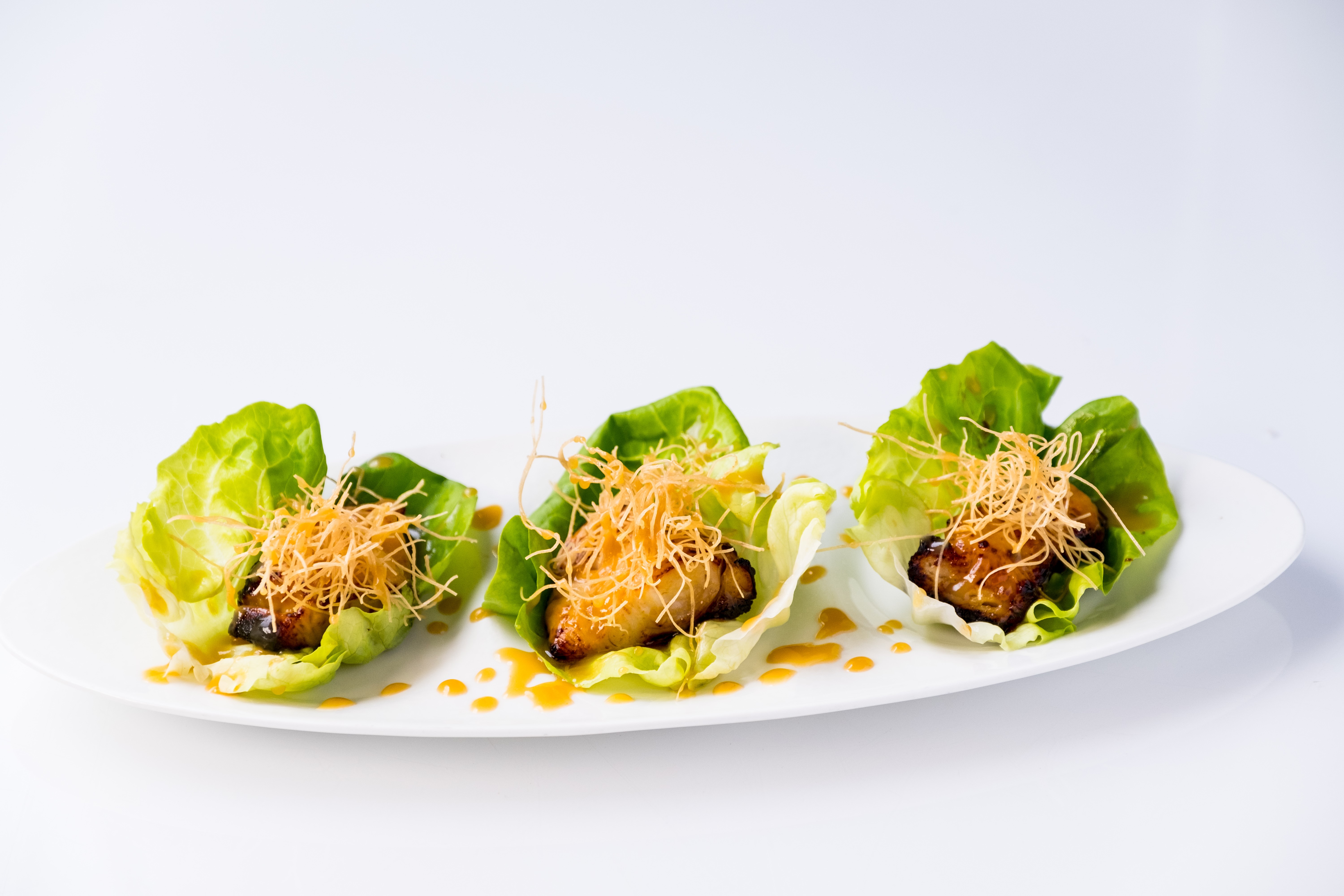 Order Miso Black Cod Lettuce Wrap food online from Nisen Sushi store, Commack on bringmethat.com