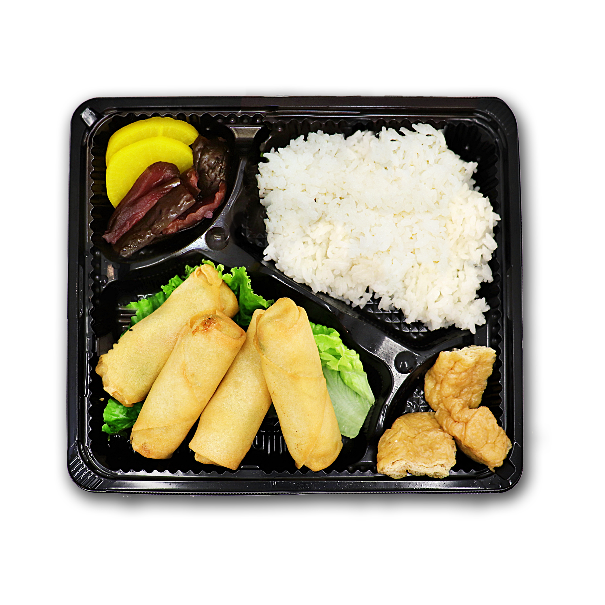 Order Veggie Spring Roll Bento  food online from Tsurumaru Udon Honpo store, Los Angeles on bringmethat.com
