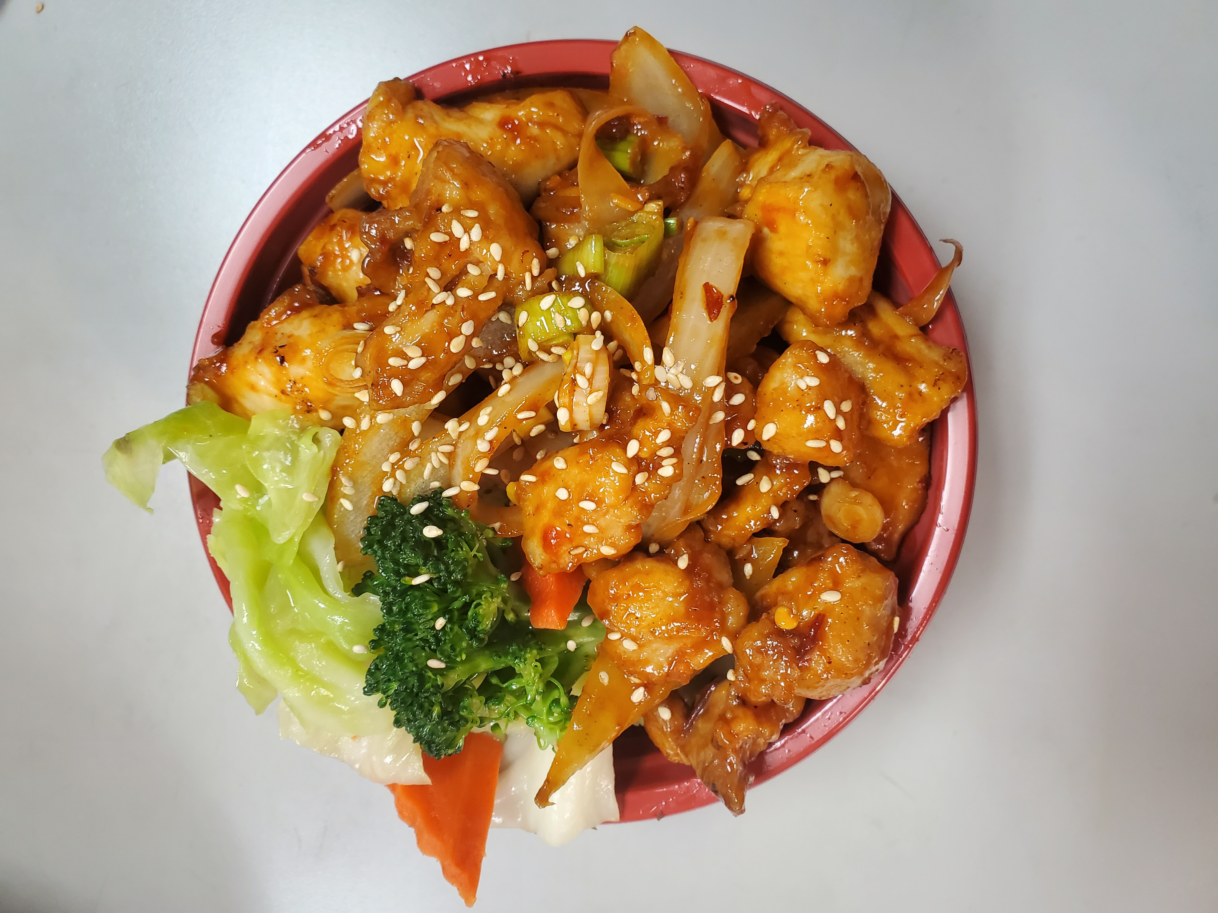 Order 7. Spicy Chicken food online from Ninja Teriyaki&Wings store, Paramount on bringmethat.com