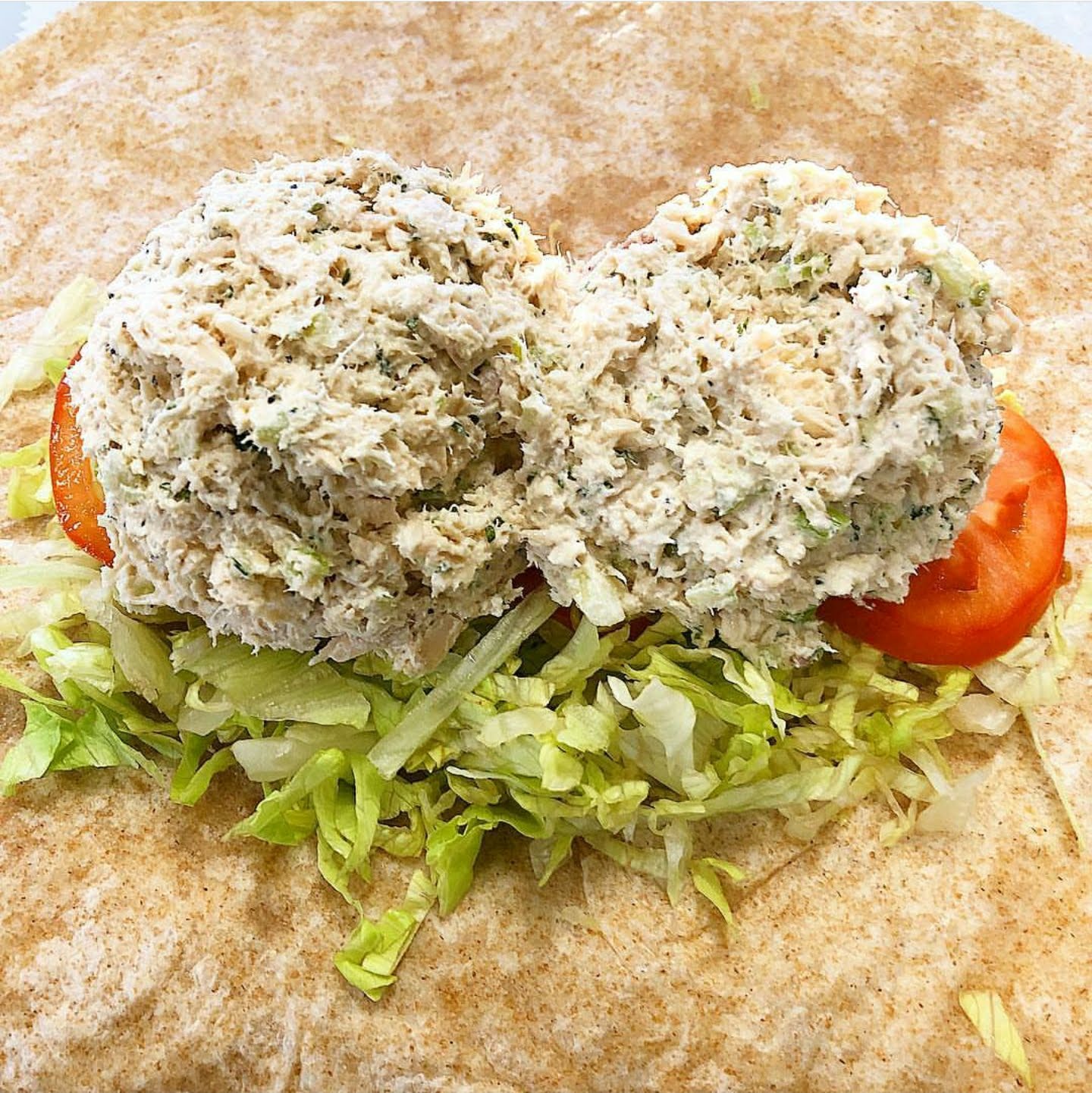 Order Tuna Wrap Sandwich food online from Bob Bagels store, Lyndhurst on bringmethat.com