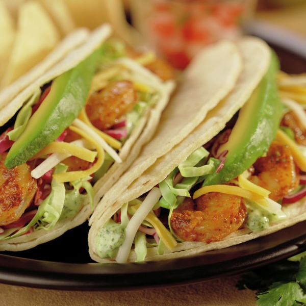 Order Sonora Fish or Shrimp Tacos food online from La Salsa Mexican Grill store, San Leandro on bringmethat.com
