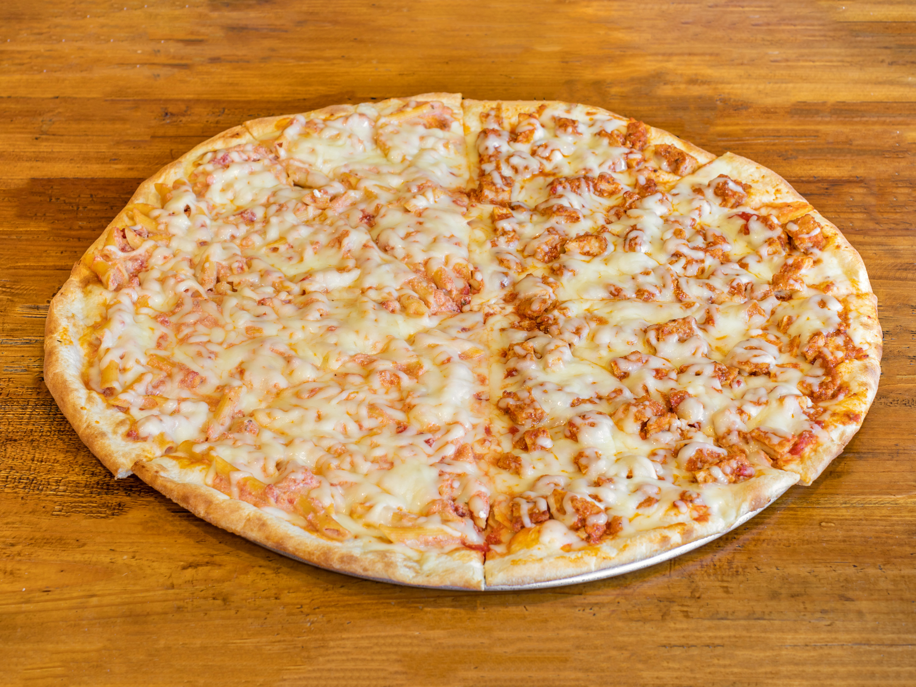 Order Baked Ziti Pizza food online from Brick Oven Pizza store, Dobbs Ferry on bringmethat.com
