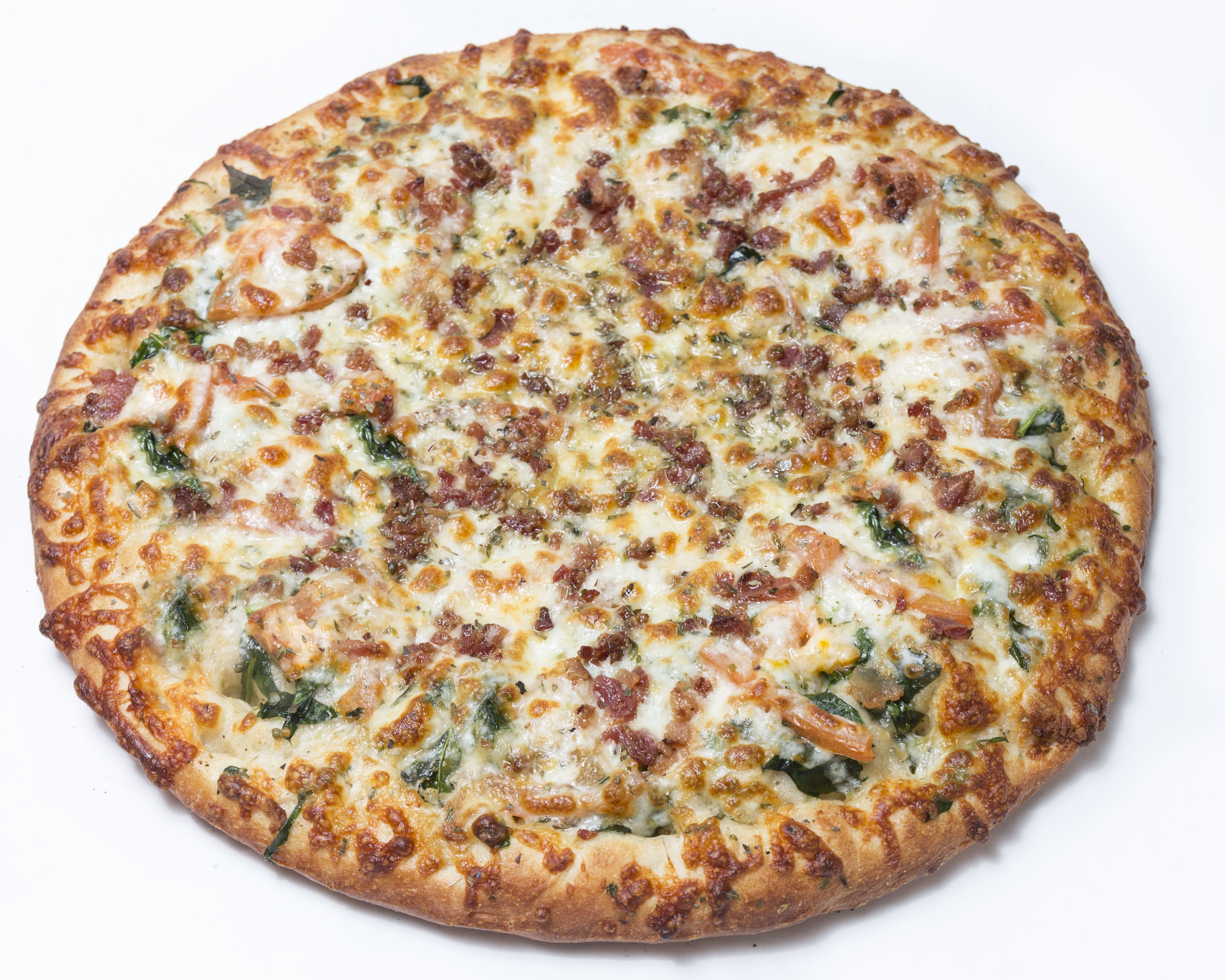 Order The B.L.T. Pizza food online from Perri Pizzeria store, Rochester on bringmethat.com