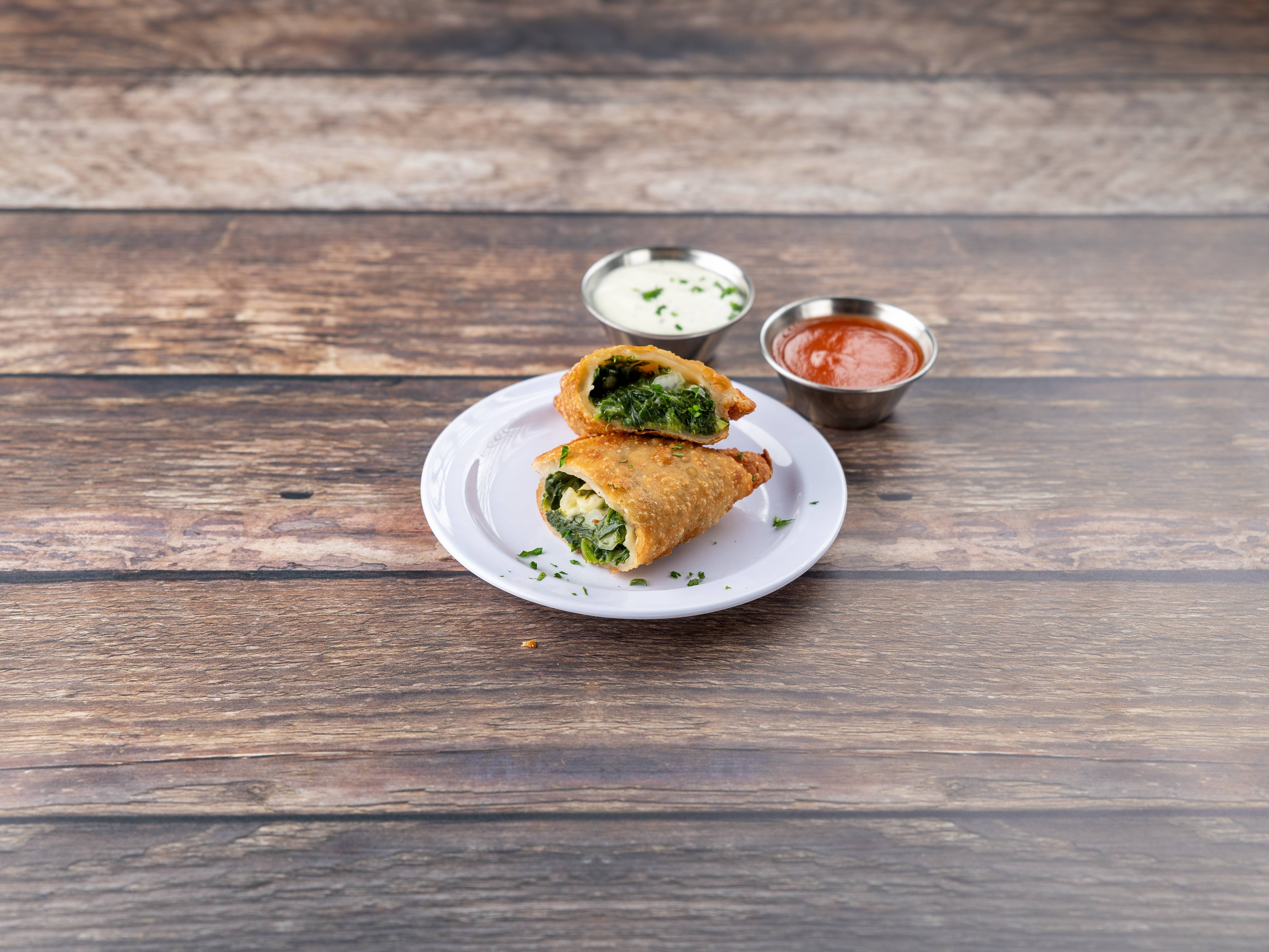Order Spinach and Feta Empanada food online from The Empanadas House store, Champaign on bringmethat.com