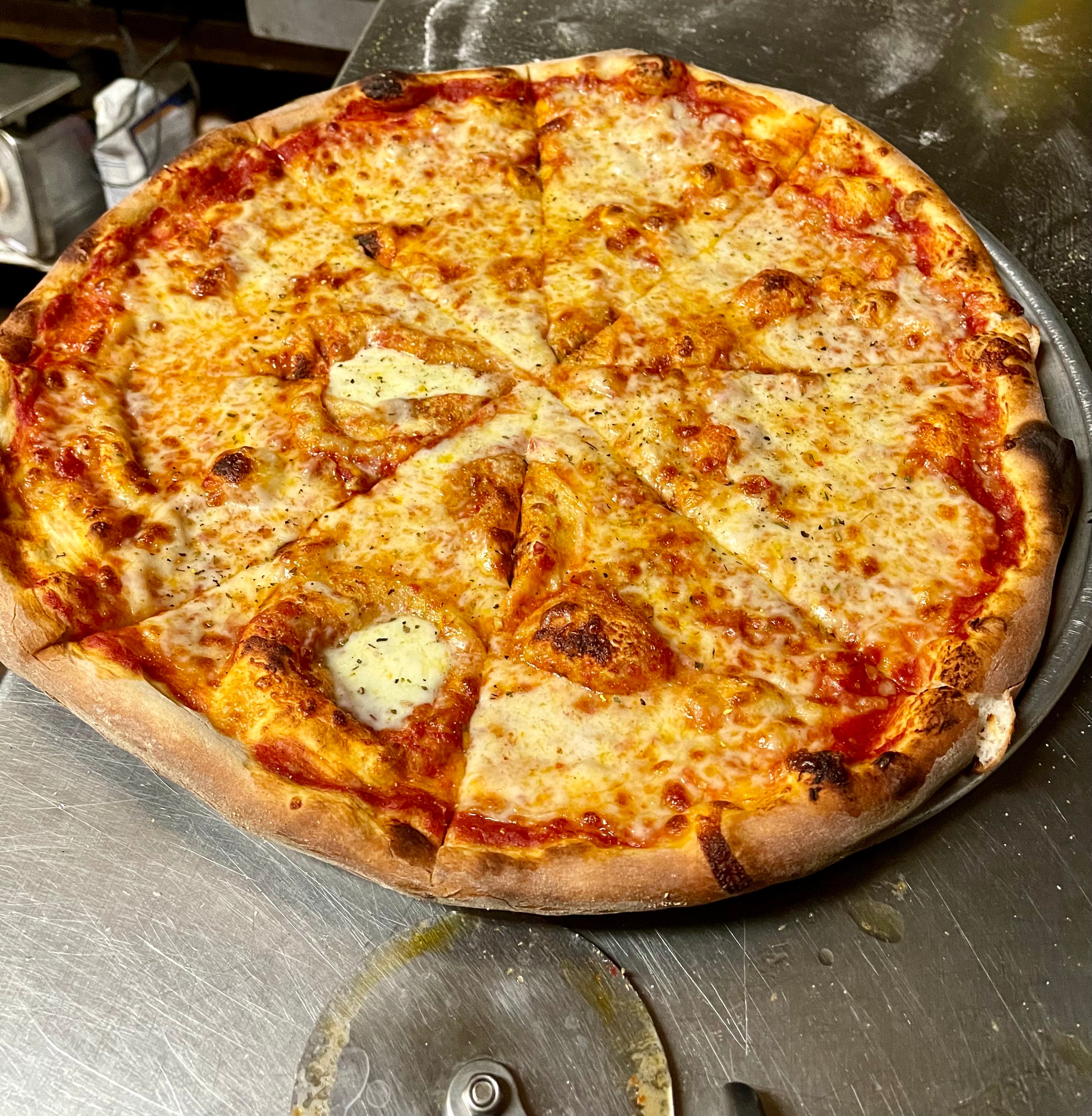 Order Mozzarella Cheese Pizza - Small 12" food online from Johnny's Bar & Grill store, Sterling on bringmethat.com