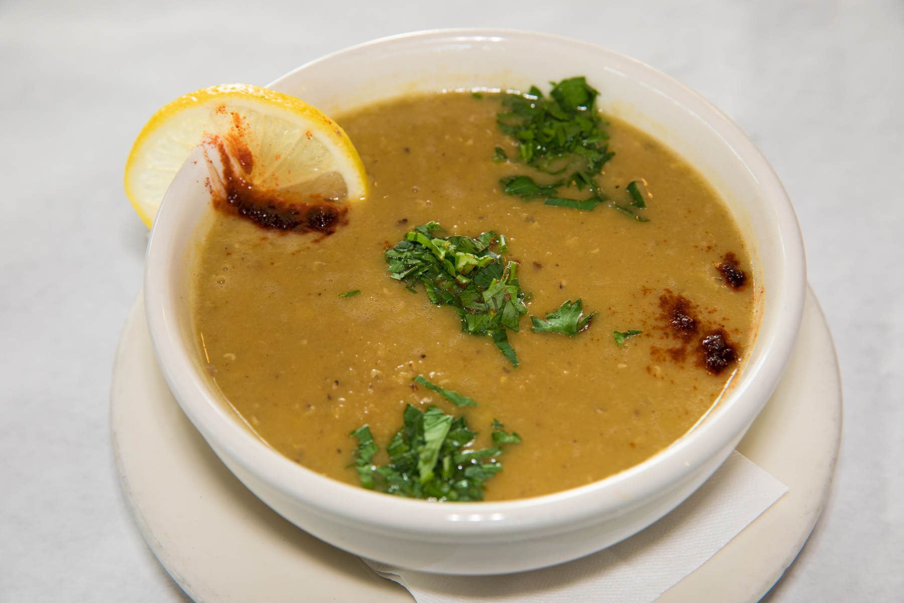 Order Vegetarian Lentil Soup food online from Gaby's Express store, Marina Del Rey on bringmethat.com