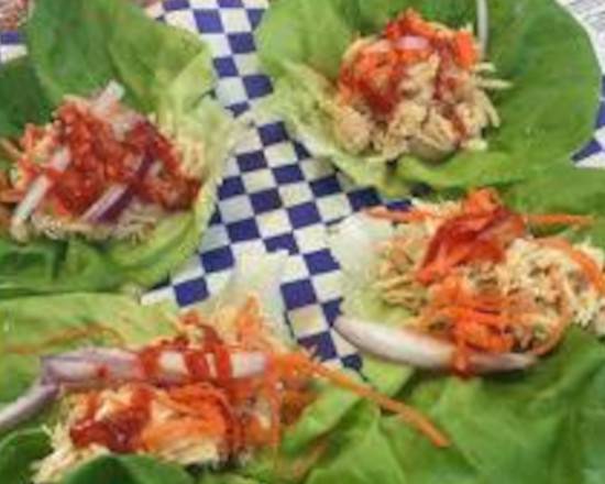 Order Spicy Protein Lettuce Wraps food online from The Spot Cafe store, Claremont on bringmethat.com