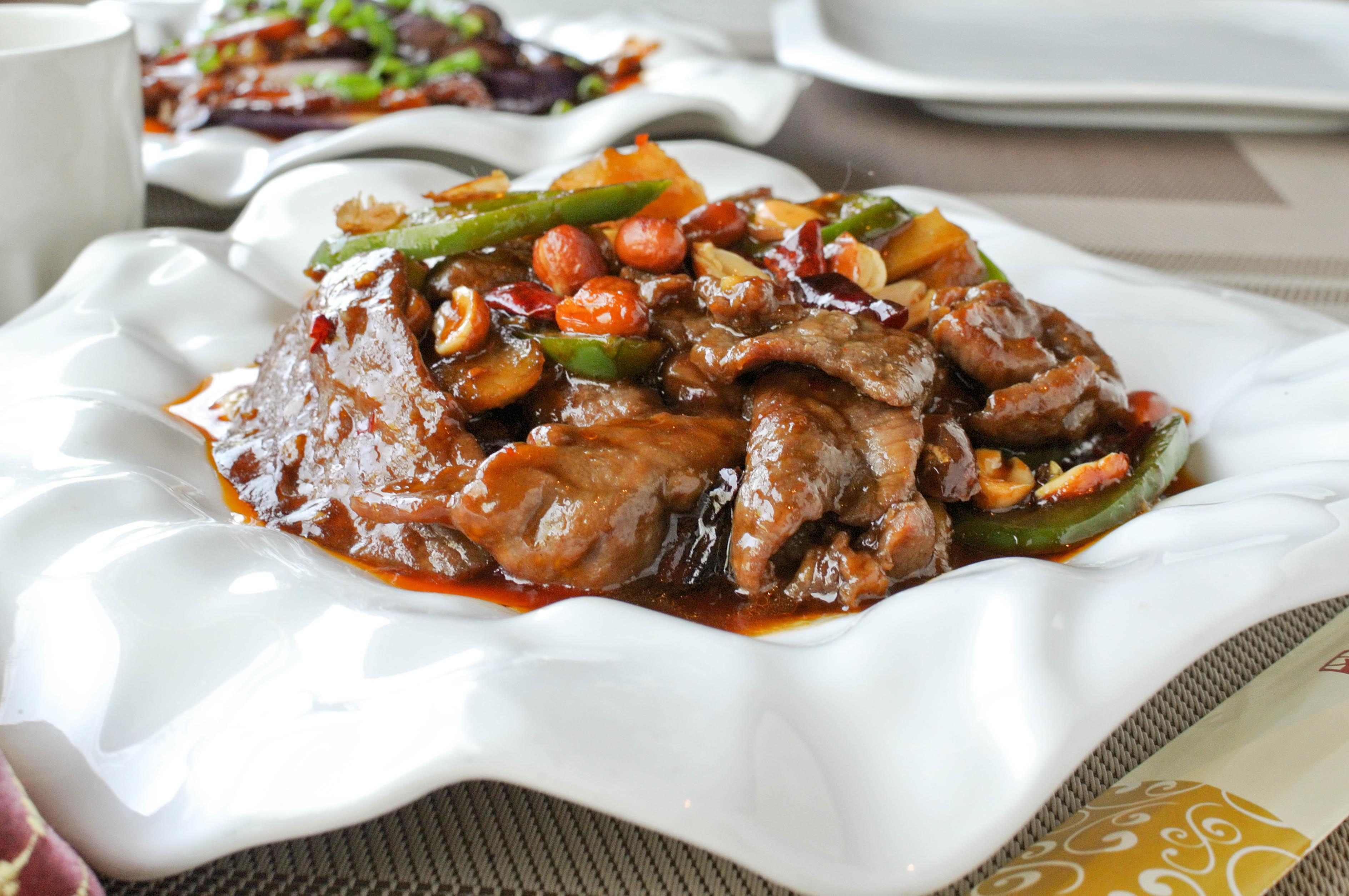 Order Kung Pao Beef or Lamb 宮保牛/羊 food online from Fey Restaurant store, Menlo Park on bringmethat.com