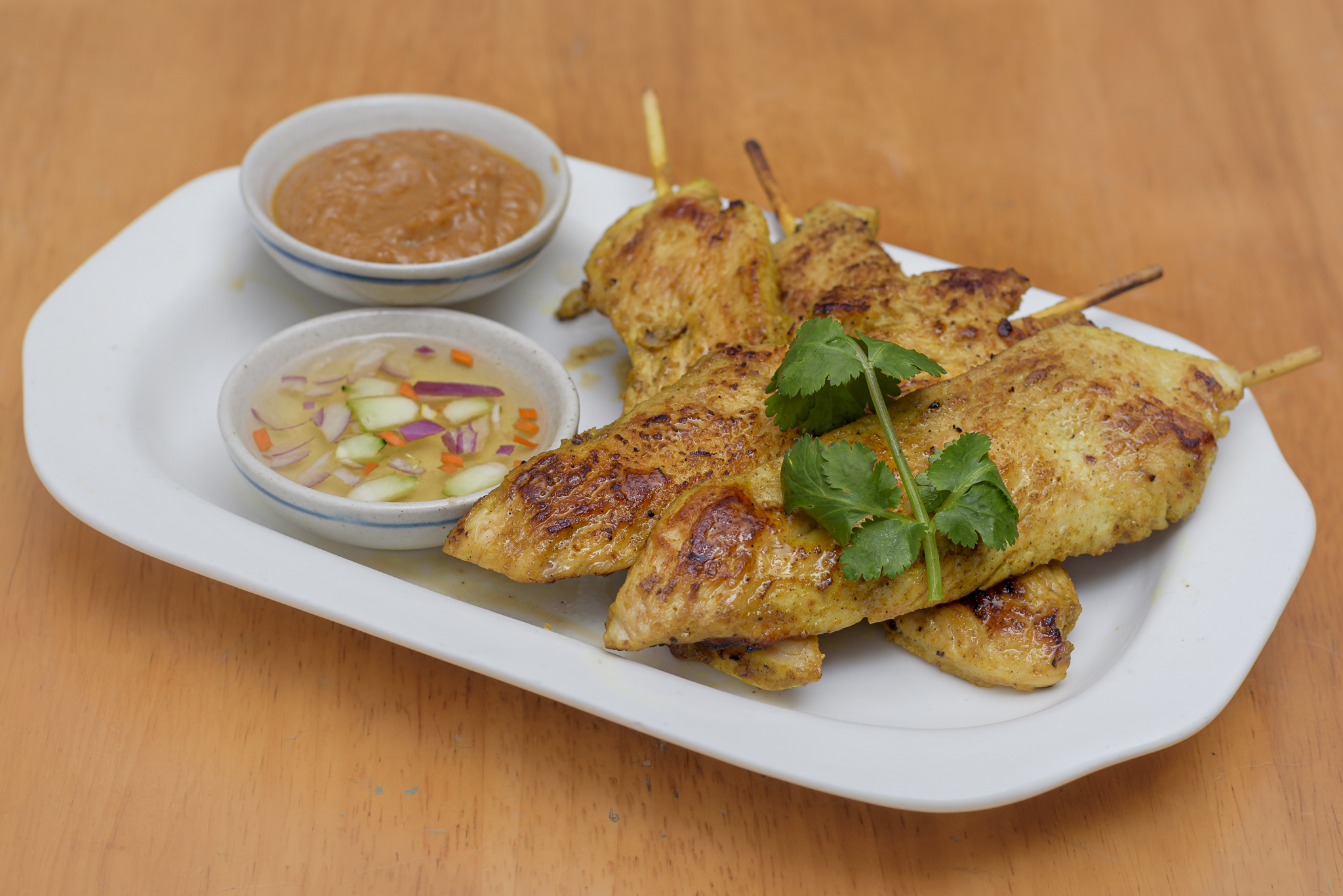 Order Chicken Satay food online from Tue thai store, New York on bringmethat.com