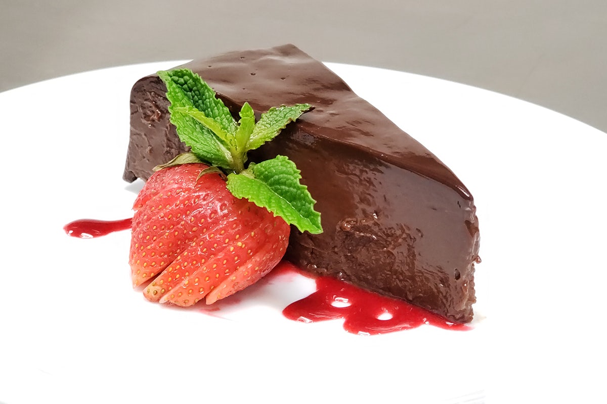 Order CHOCOLATE SIN CAKE food online from Ruth Chris Steak House store, Nashville on bringmethat.com