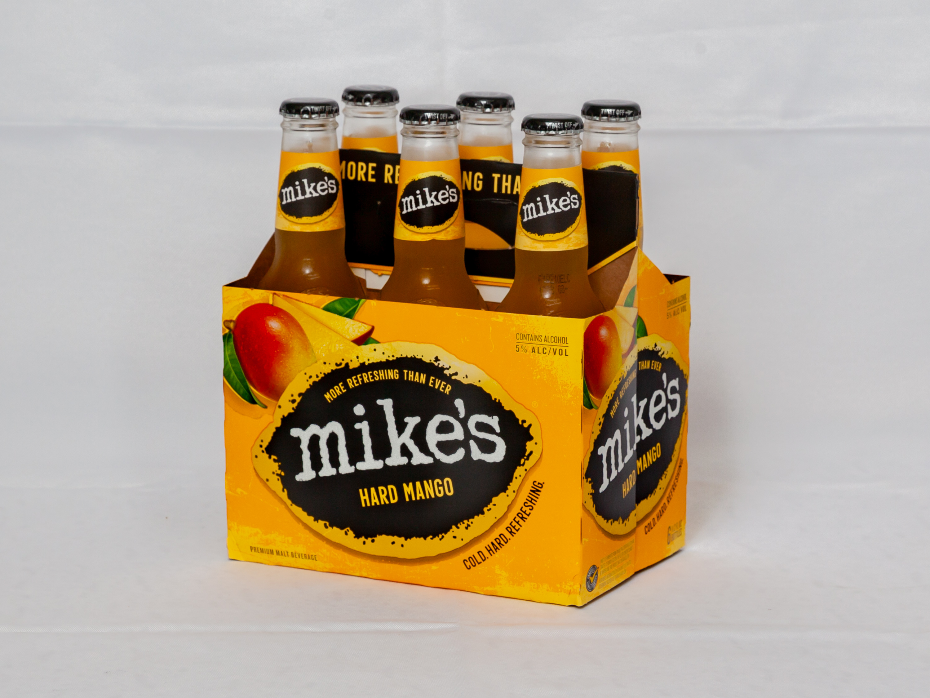 Order Mikes Hard Mango 6 Pack Bottles 11.2 OZ food online from Country Club Hills Food And Liquor store, Country Club Hills on bringmethat.com