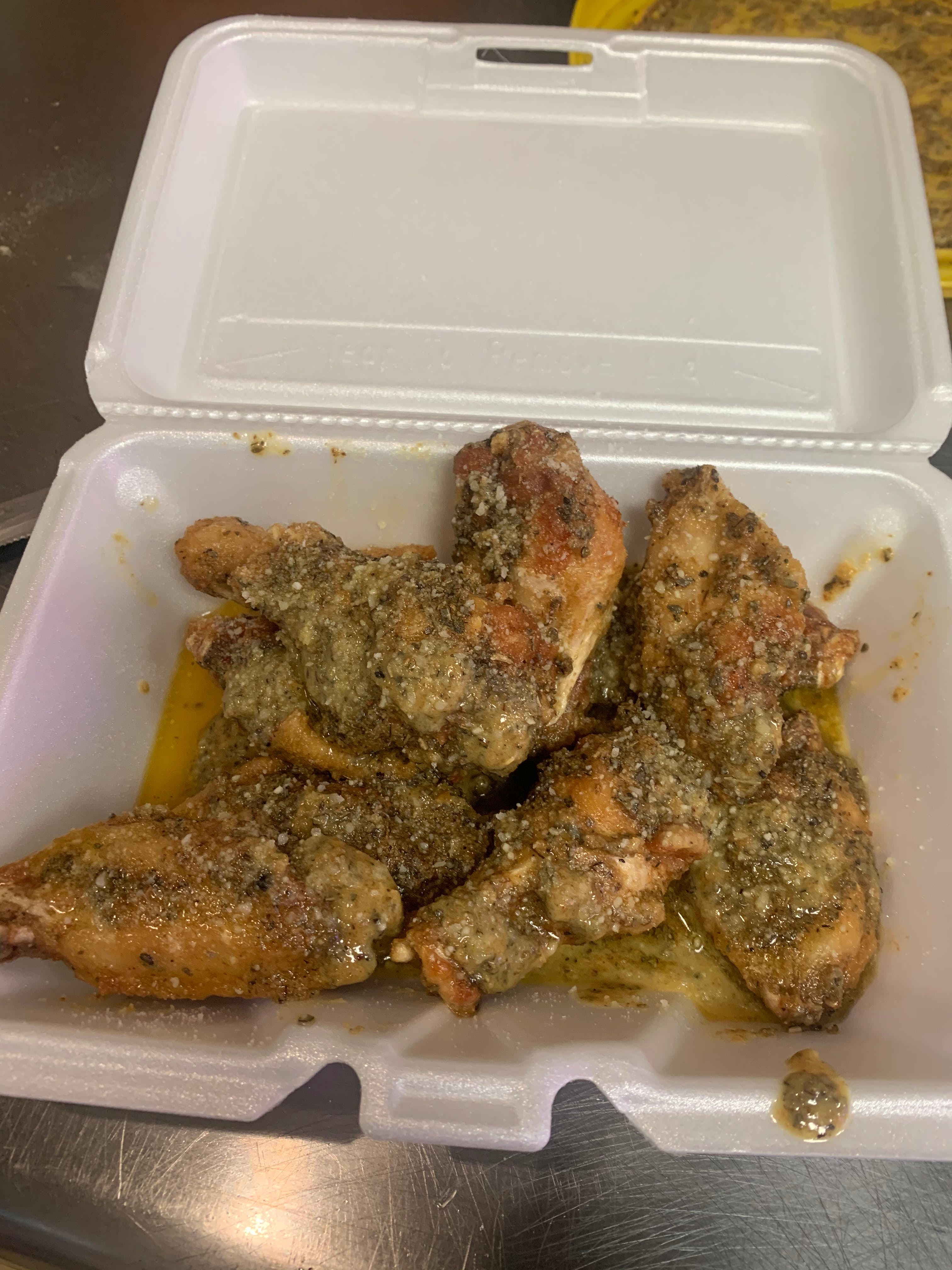 Order Wings - 8 Pieces food online from Milanos Pizza store, Providence on bringmethat.com