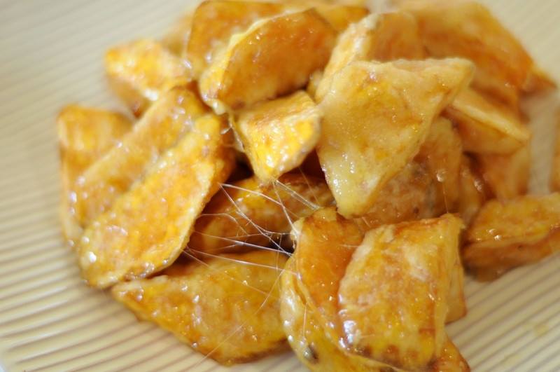 Order C033. Deep-Fried Sweet Potato with Sugar Glaze food online from Potsticker House store, Chicago on bringmethat.com