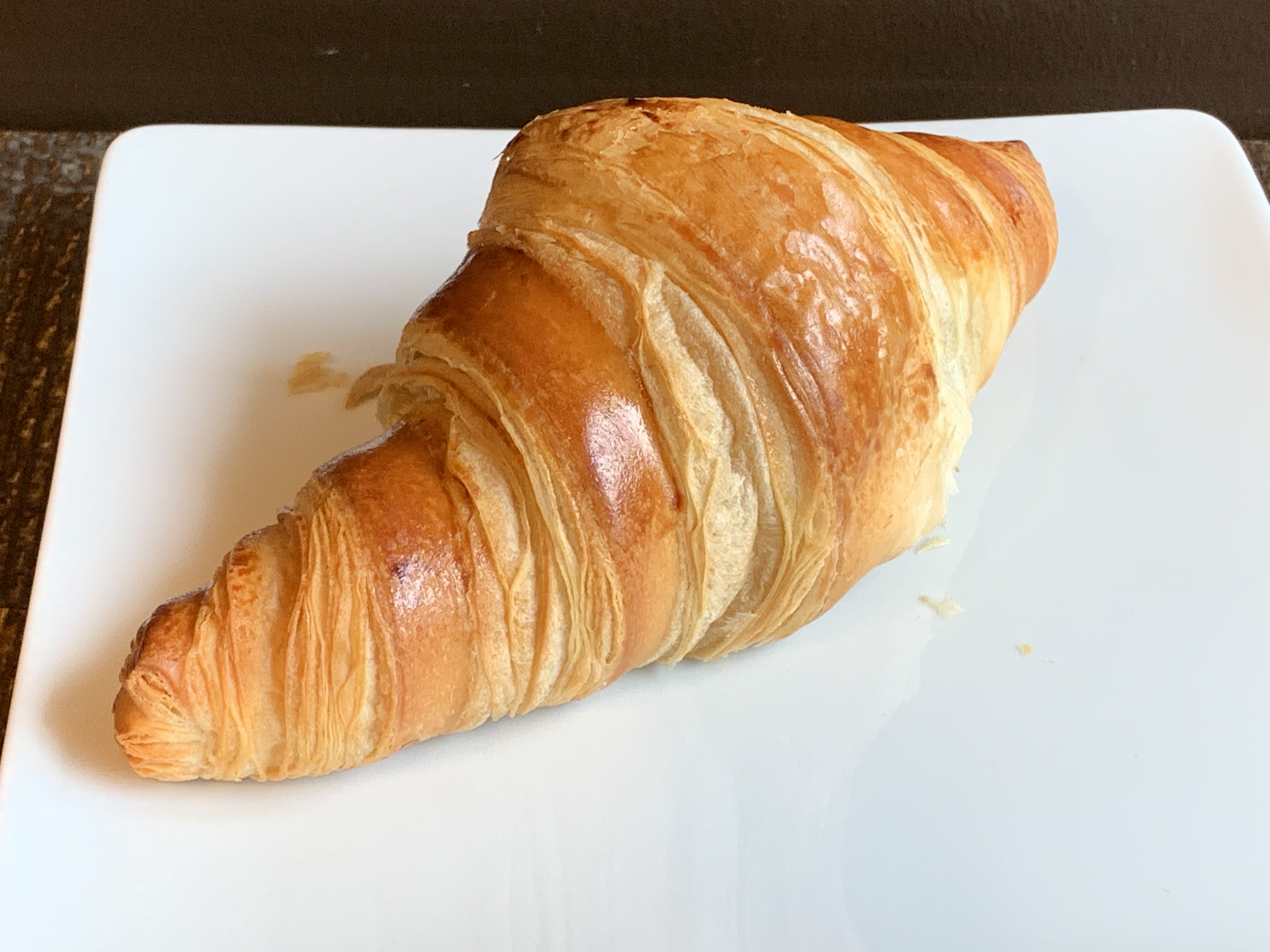Order Plain Croissant food online from Romeo And Juliet Coffee store, New York on bringmethat.com