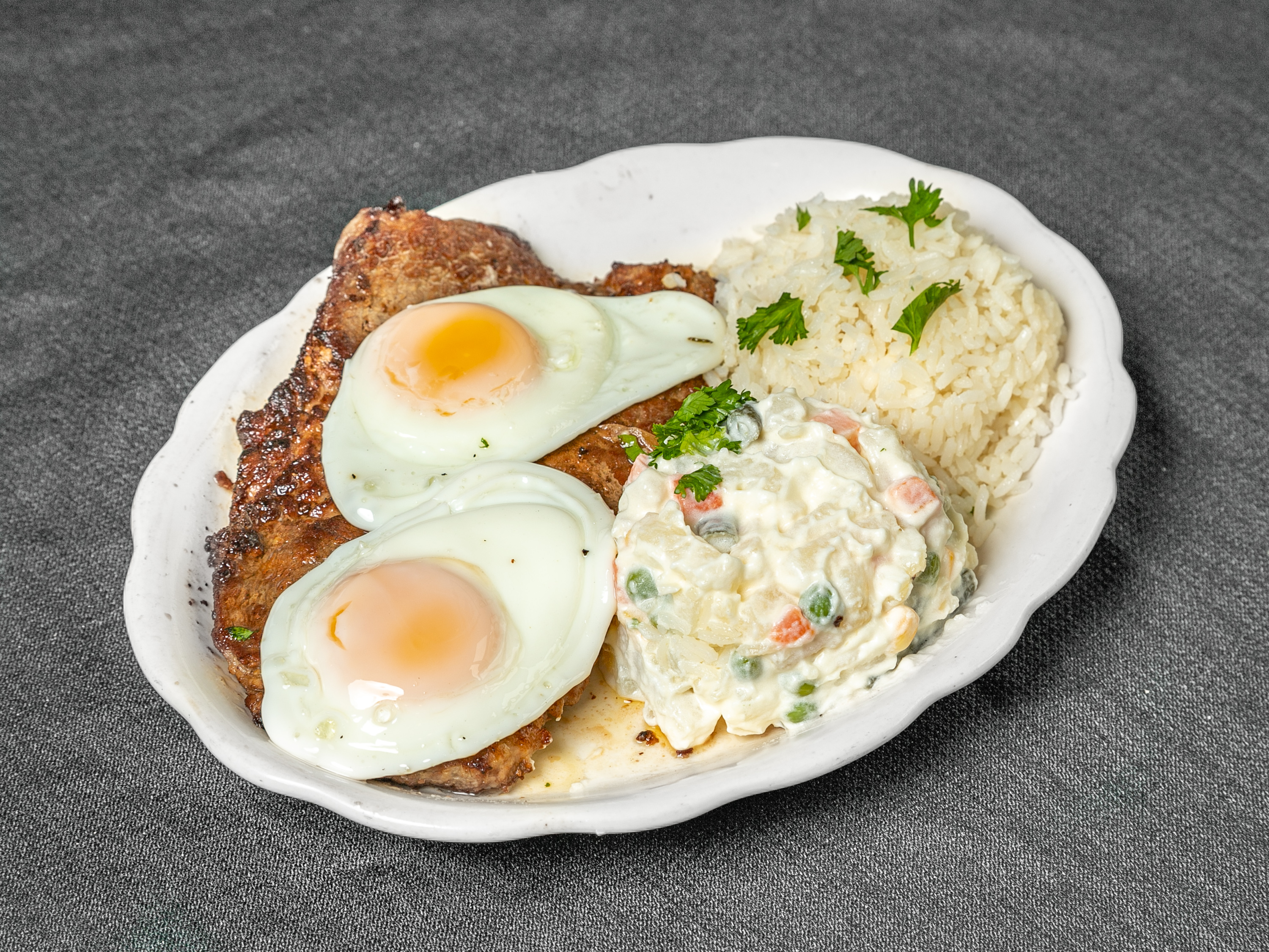 Order Steak With Eggs on Top food online from Oliveiras Peabody store, Peabody on bringmethat.com