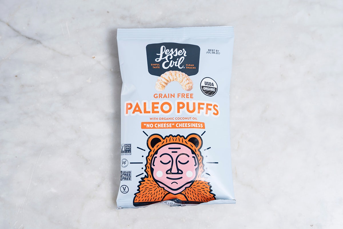 Order Lesser Evil Paleo Puffs food online from Coffee shop store, New York on bringmethat.com