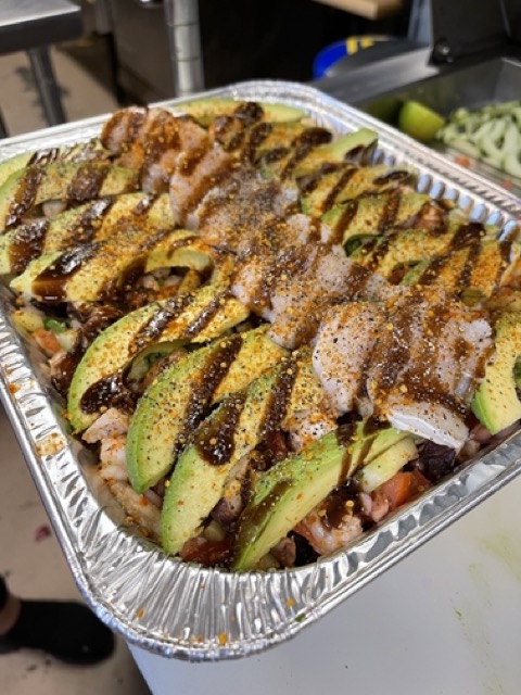 Order Seafood Family Trays (Charolas familiar Mariscos)  food online from Mr. Sushi store, Fresno on bringmethat.com