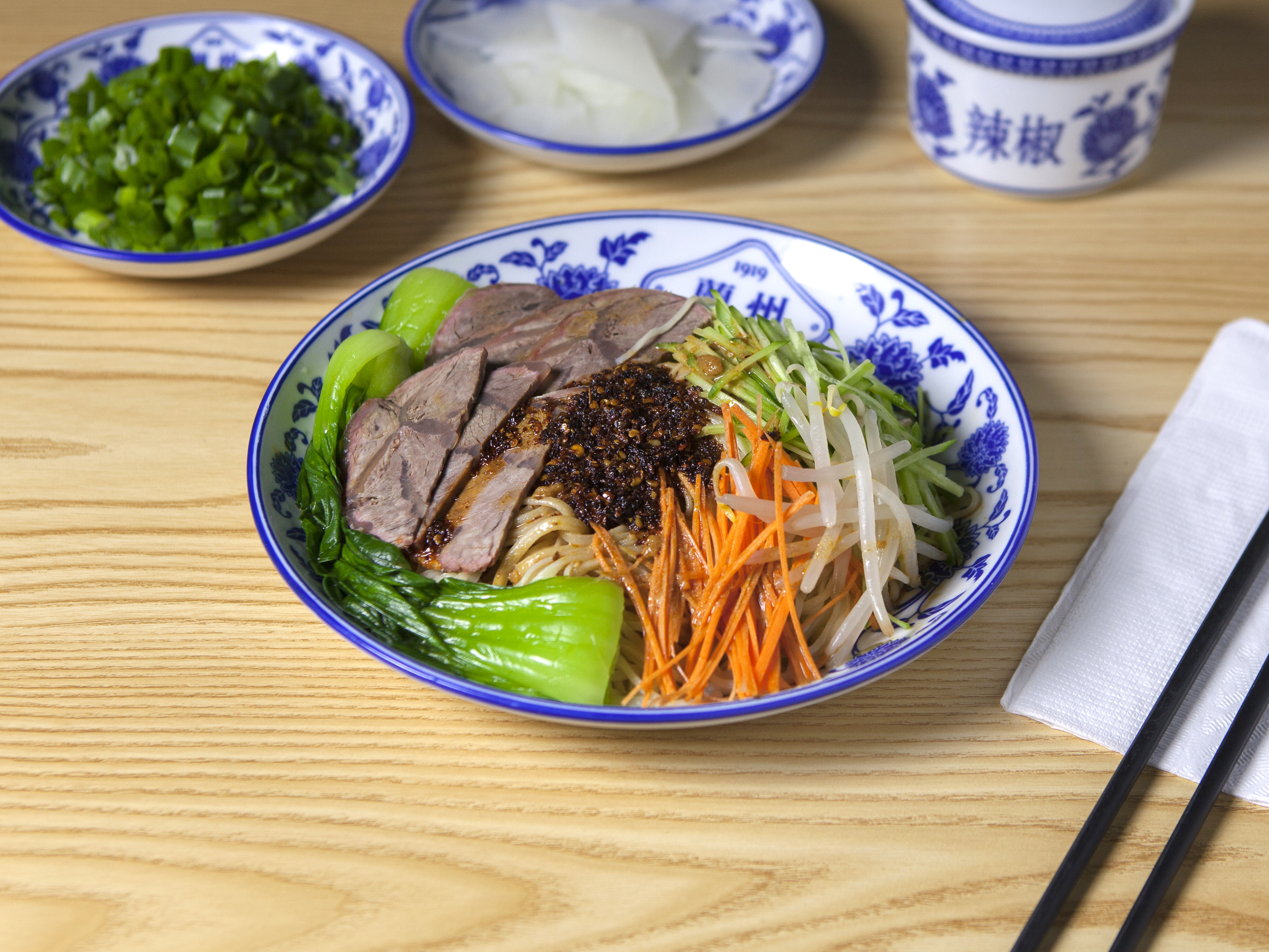 Order Mixed Cold Beef Noodle food online from 1919 Lanzhou Beef Noodle store, Arcadia on bringmethat.com