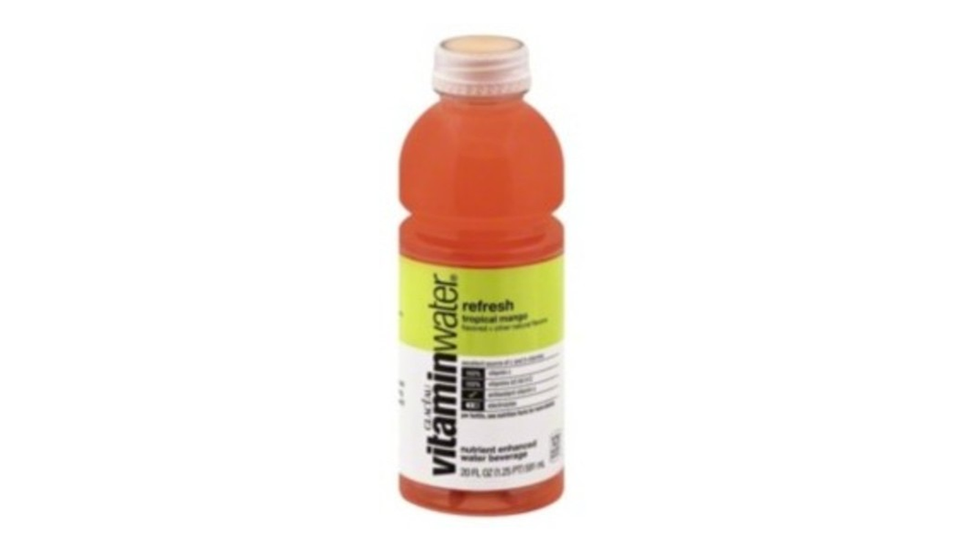 Order Vitaminwater Refresh Tropical Mango 32 oz Bottle food online from Circus Liquor store, Los Angeles on bringmethat.com
