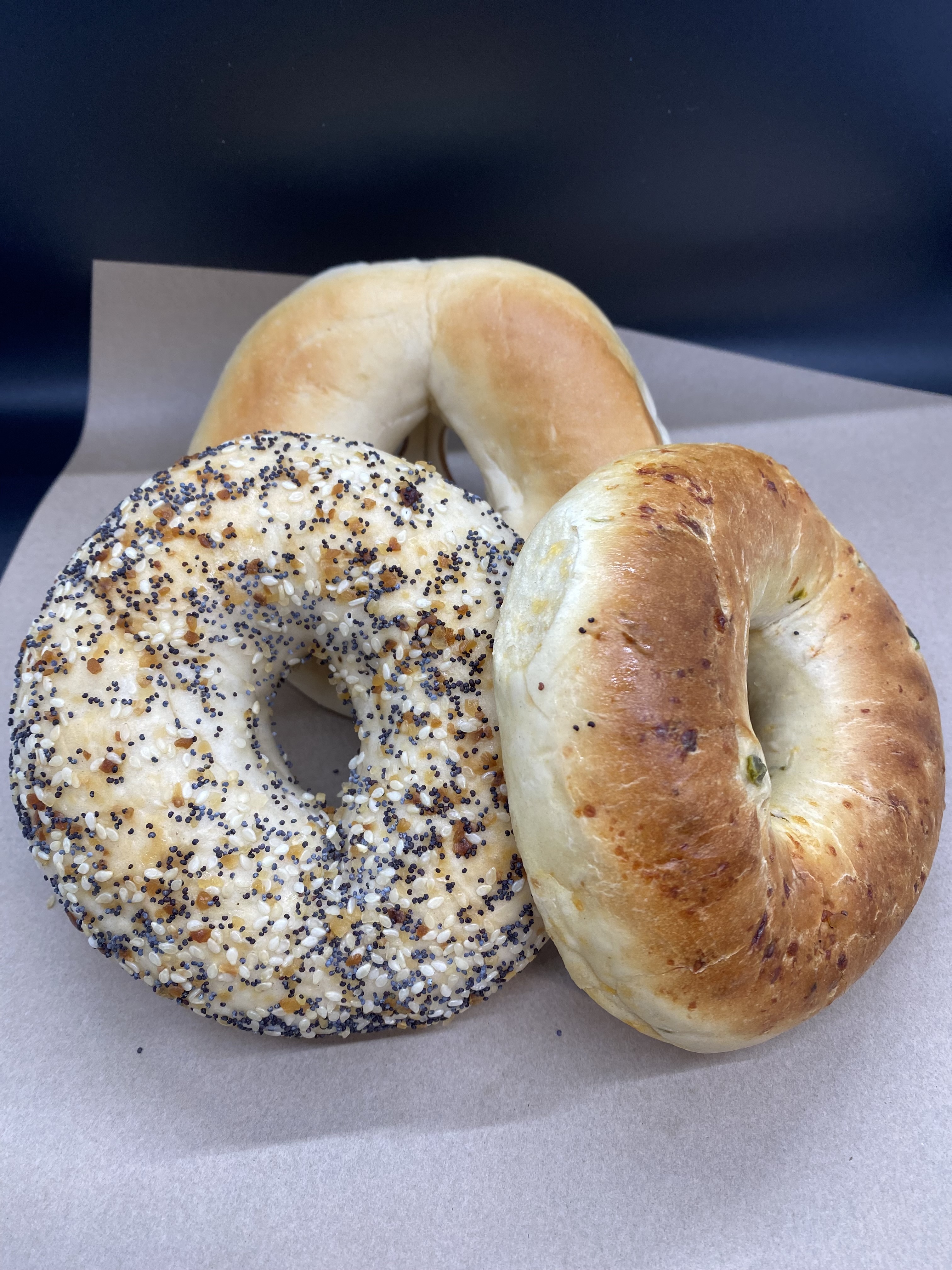 Order Bagel with Cream Cheese food online from A Cup Of Joe store, Chicago on bringmethat.com