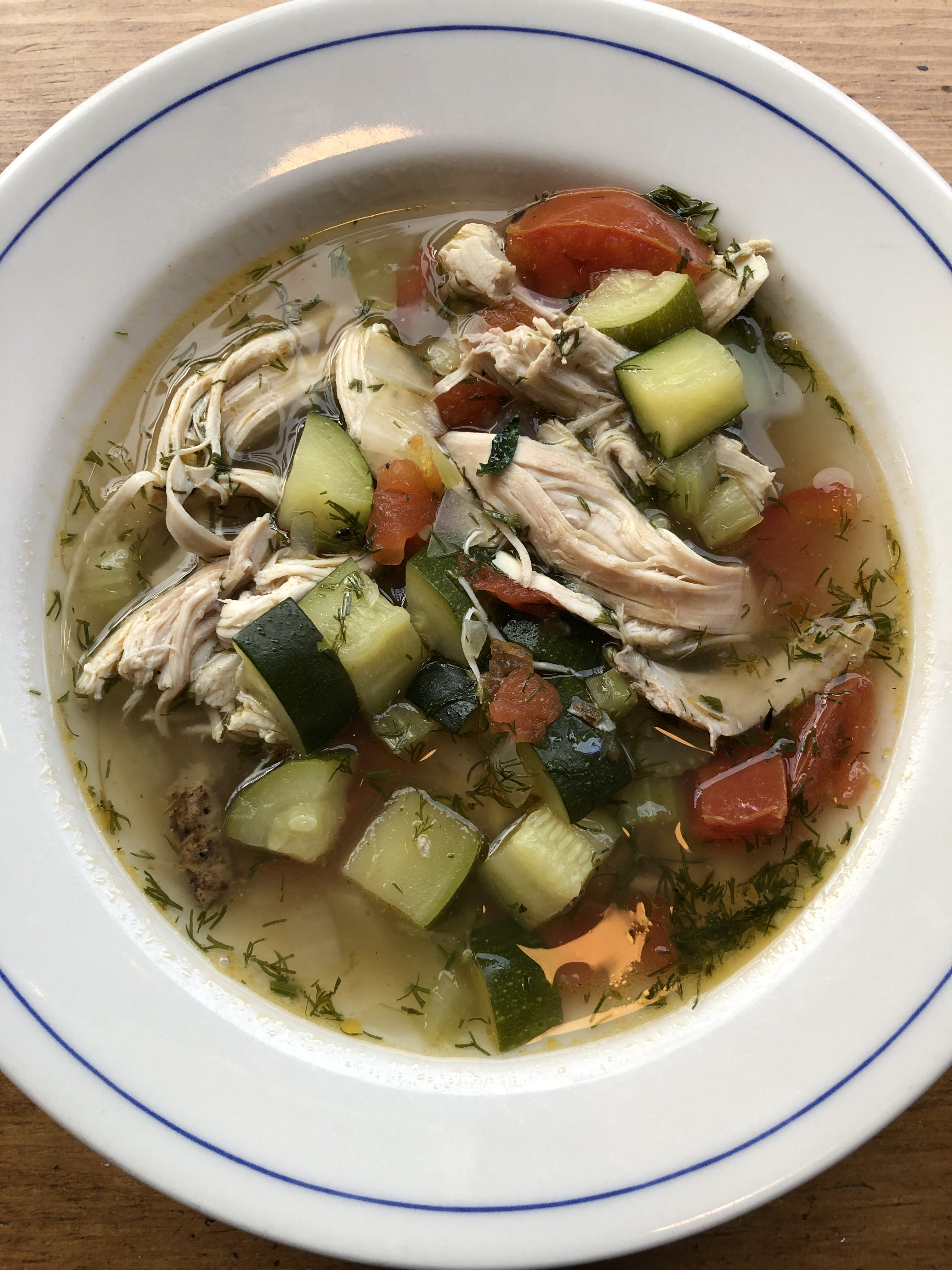 Order Chicken & Vegetable Soup food online from Poulet Sans Tete store, New York on bringmethat.com