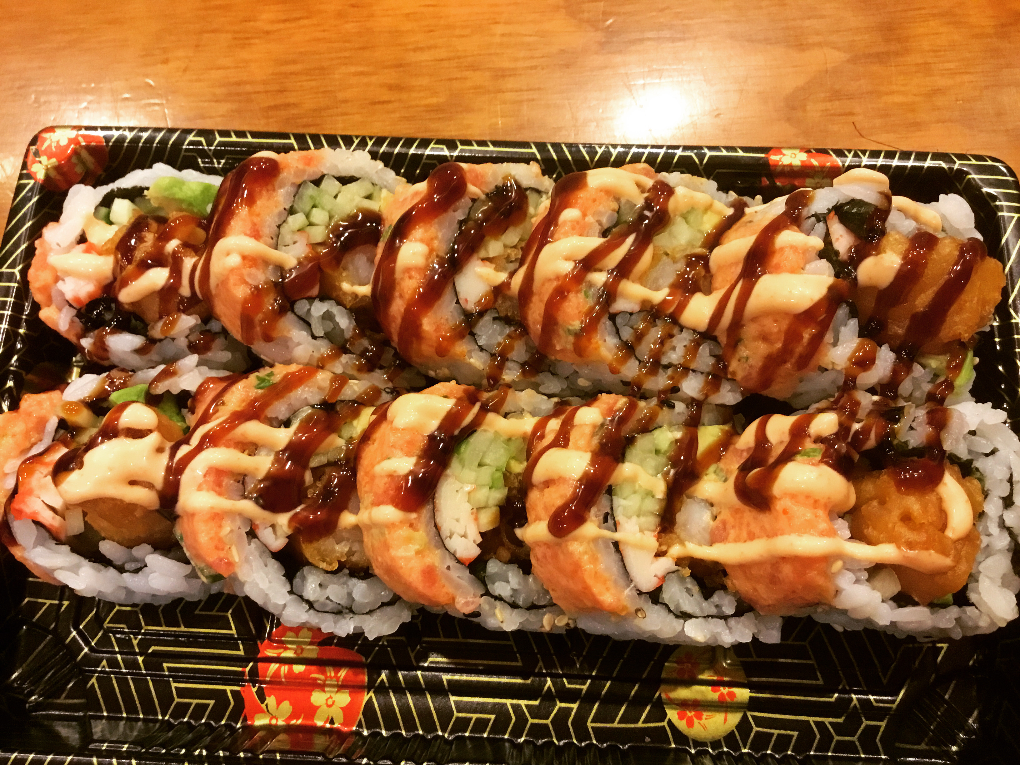Order 19. Kamikaze Roll food online from Food For Life store, Edgewater on bringmethat.com