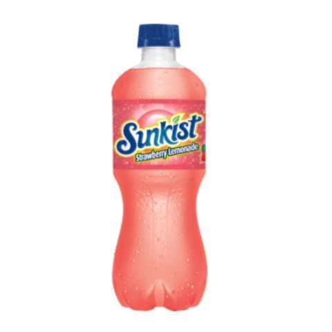 Order Sunkist Strawberry Lemonade 20oz food online from 7-Eleven store, Hutto on bringmethat.com