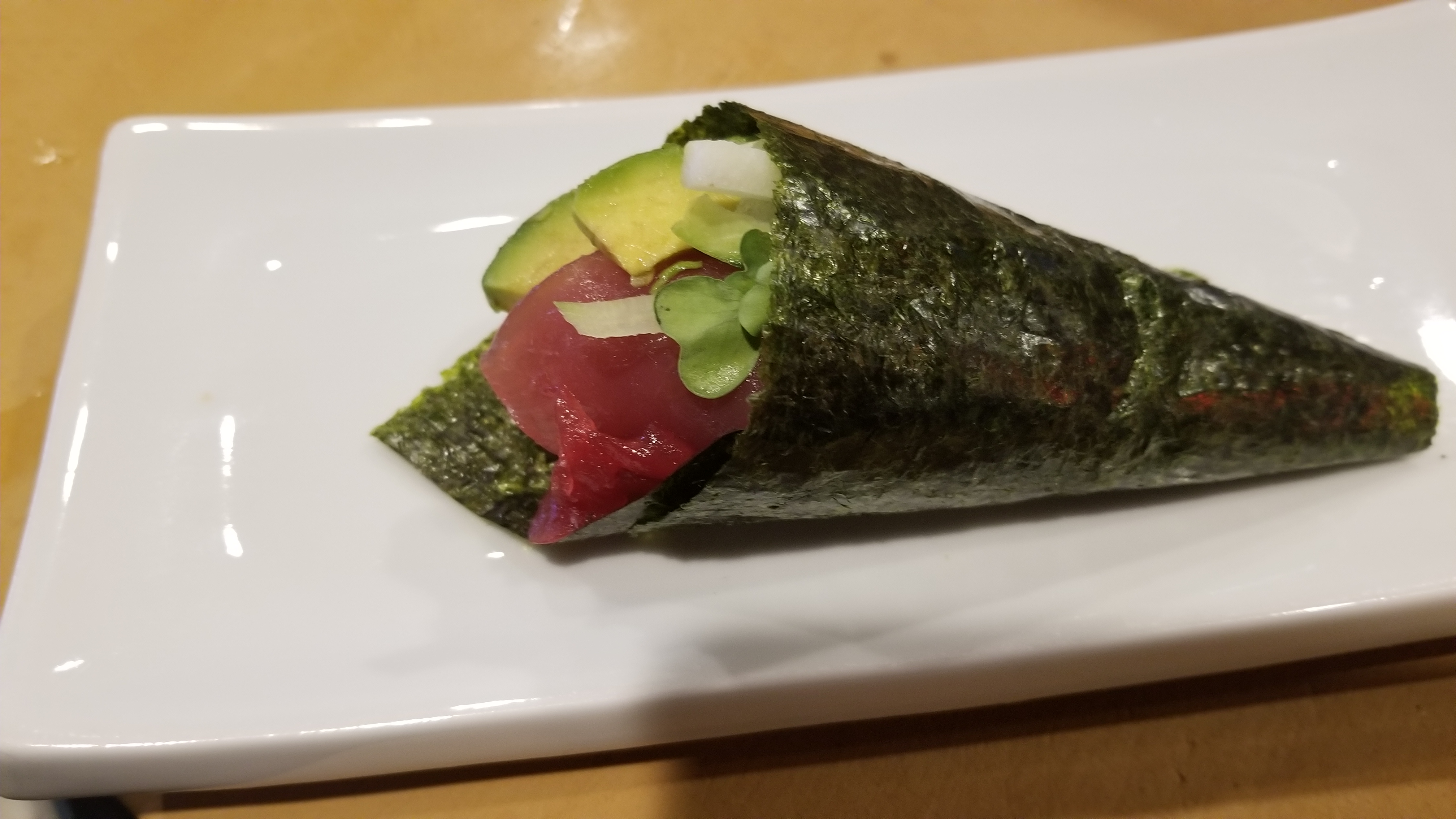 Order Tuna Hand Roll food online from Shogun Sushi store, Santa Clarita on bringmethat.com
