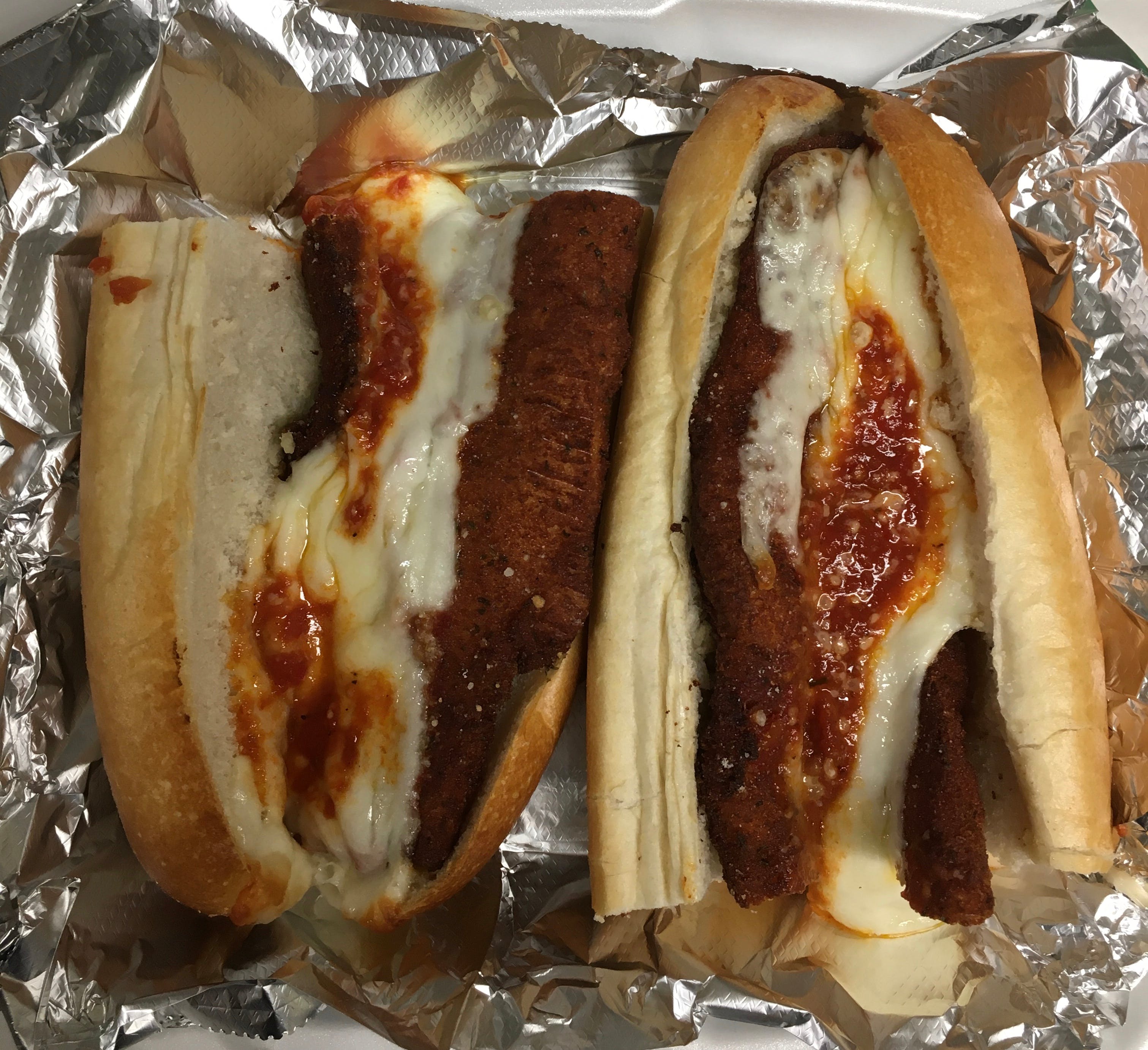 Order Chicken Parm Hoagie - Hoagie food online from Amici Vicinato store, Lafayette Hill on bringmethat.com