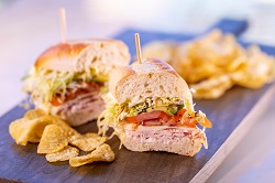 Order Turkey Bacon Avocado Sandwich (Full) food online from Spin! Pizza store, Papillion on bringmethat.com