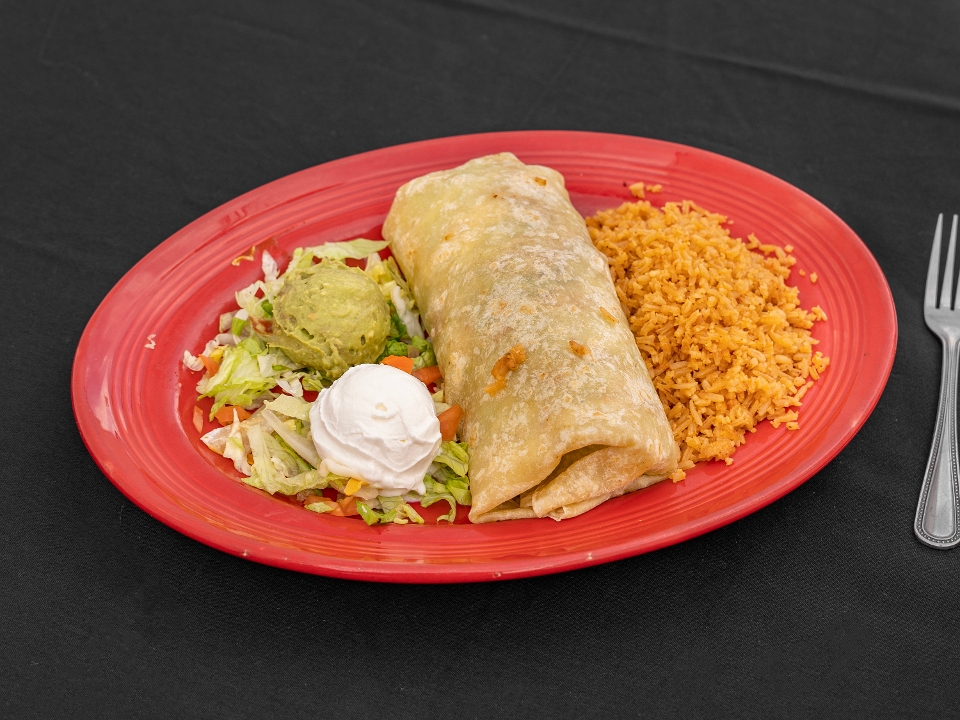 Order Fajita Burrito food online from Hacienda Playa store, Playa Del Rey on bringmethat.com
