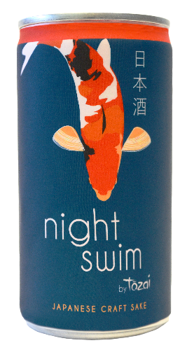 Order Night Swim by Tozai 187 ml. Can food online from Plumpjack Wine & Spirits store, San Francisco on bringmethat.com