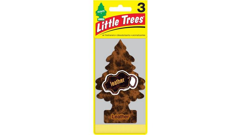 Order Little Trees Leather Air Freshener food online from Trumbull Mobil store, Trumbull on bringmethat.com