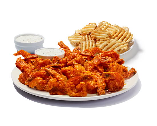 Order 24pc Buffalo Shrimp Family Pack food online from Hoots Wings store, Decatur on bringmethat.com
