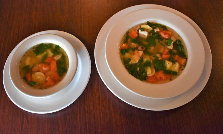 Order Tortellini Brodo Soup food online from Russo's New York Pizzeria store, Houston on bringmethat.com