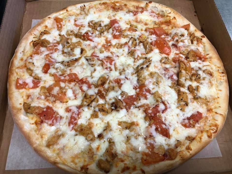 Order Chicken Pizza - Small 12'' food online from Pronto Pizza store, Winston-Salem on bringmethat.com