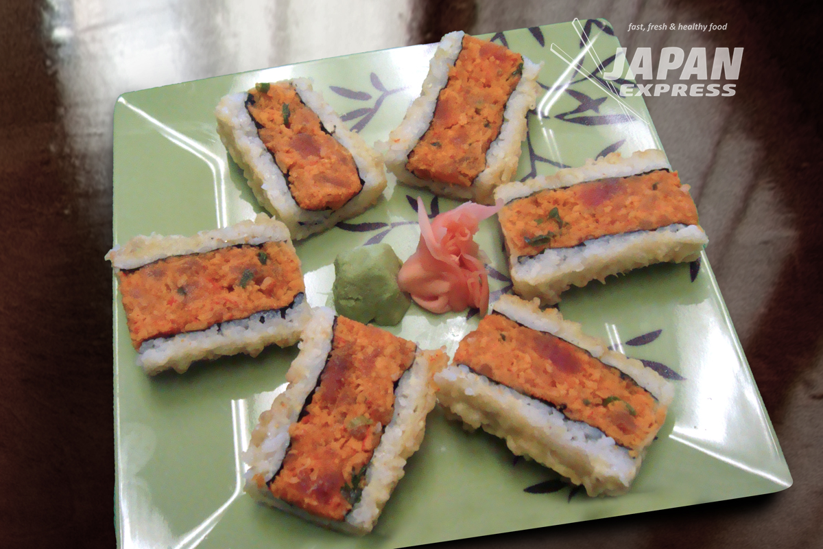 Order Crispy Spicy Tuna Roll food online from Japan Express store, Glendale on bringmethat.com